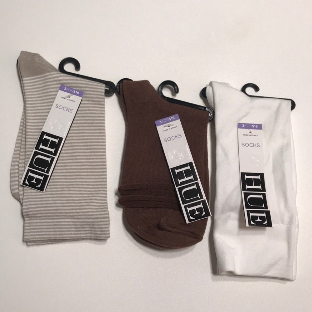 HUE Casual Socks 3 Pair